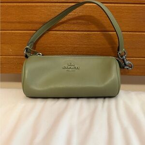 SOLD Coach Olive Green Mini Barrel Bag